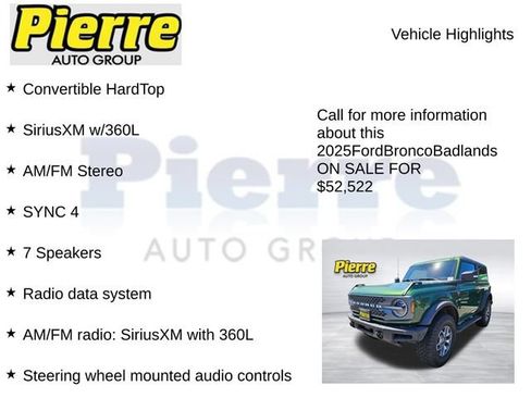 Used 2025 Ford Bronco Badlands AWD/4WD image 7