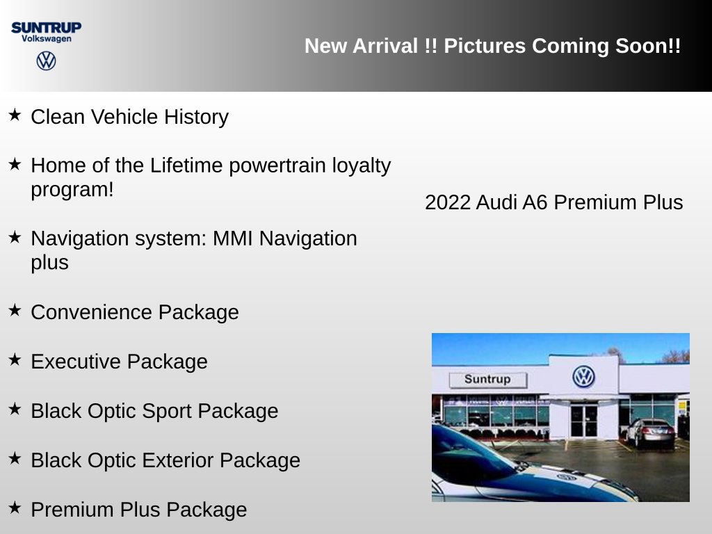 Used 2022 Audi A6 Premium Plus AWD/4WD image 2