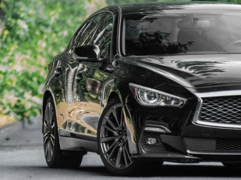 Used 2018 INFINITI Q50 Red Sport 400 w/ Sensory Package (Sport) image 29