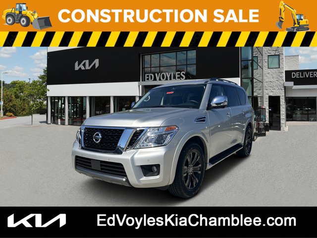 Used 2019 Nissan Armada Platinum w/ Captain's Chairs Package RWD image 1