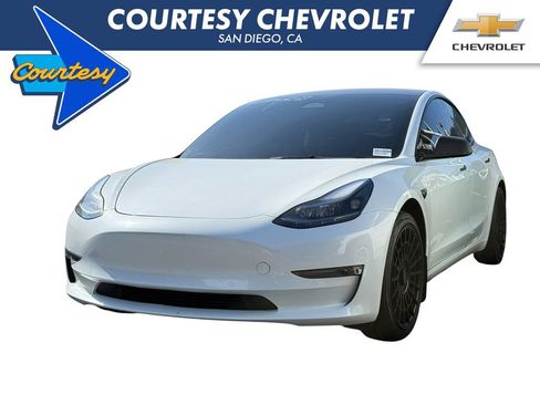 Used 2022 Tesla Model 3 Long Range AWD/4WD image 1