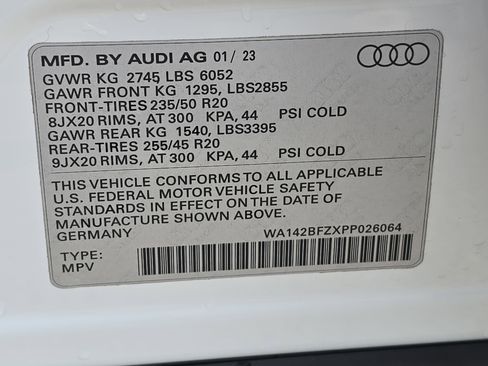 Used 2023 Audi Q4 e-tron Prestige w/ Black Optic Package image 35