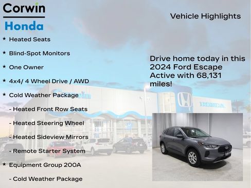 Used 2024 Ford Escape Active AWD/4WD image 6