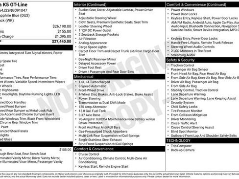 Used 2022 Kia K5 GT-Line image 27