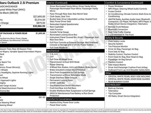 Used 2017 Subaru Outback 2.5i Premium image 19