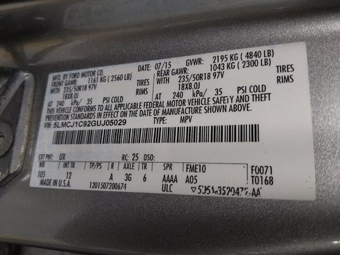 Used 2016 Lincoln MKC Premiere FWD image 33