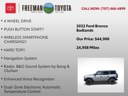 Used 2022 Ford Bronco Badlands AWD/4WD image 12