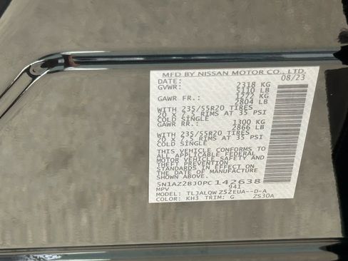 Certified 2023 Nissan Murano SV w/ SV Midnight Edition Package image 30