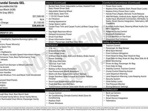 Certified 2024 Hyundai Sonata SEL FWD image 24