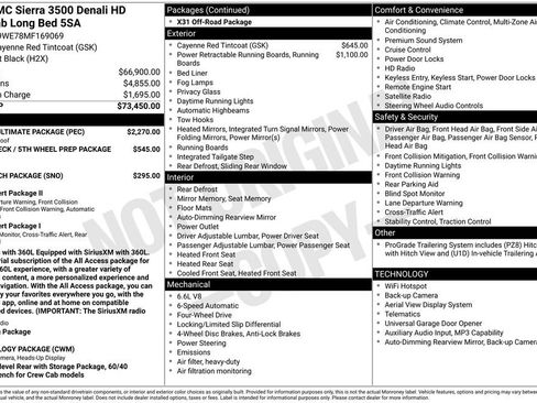 Used 2021 GMC Sierra 3500 Denali w/ Denali Ultimate Package AWD/4WD image 37