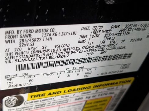 Used 2020 Lincoln Navigator Reserve w/ Equipment Group 208A Reserve image 24