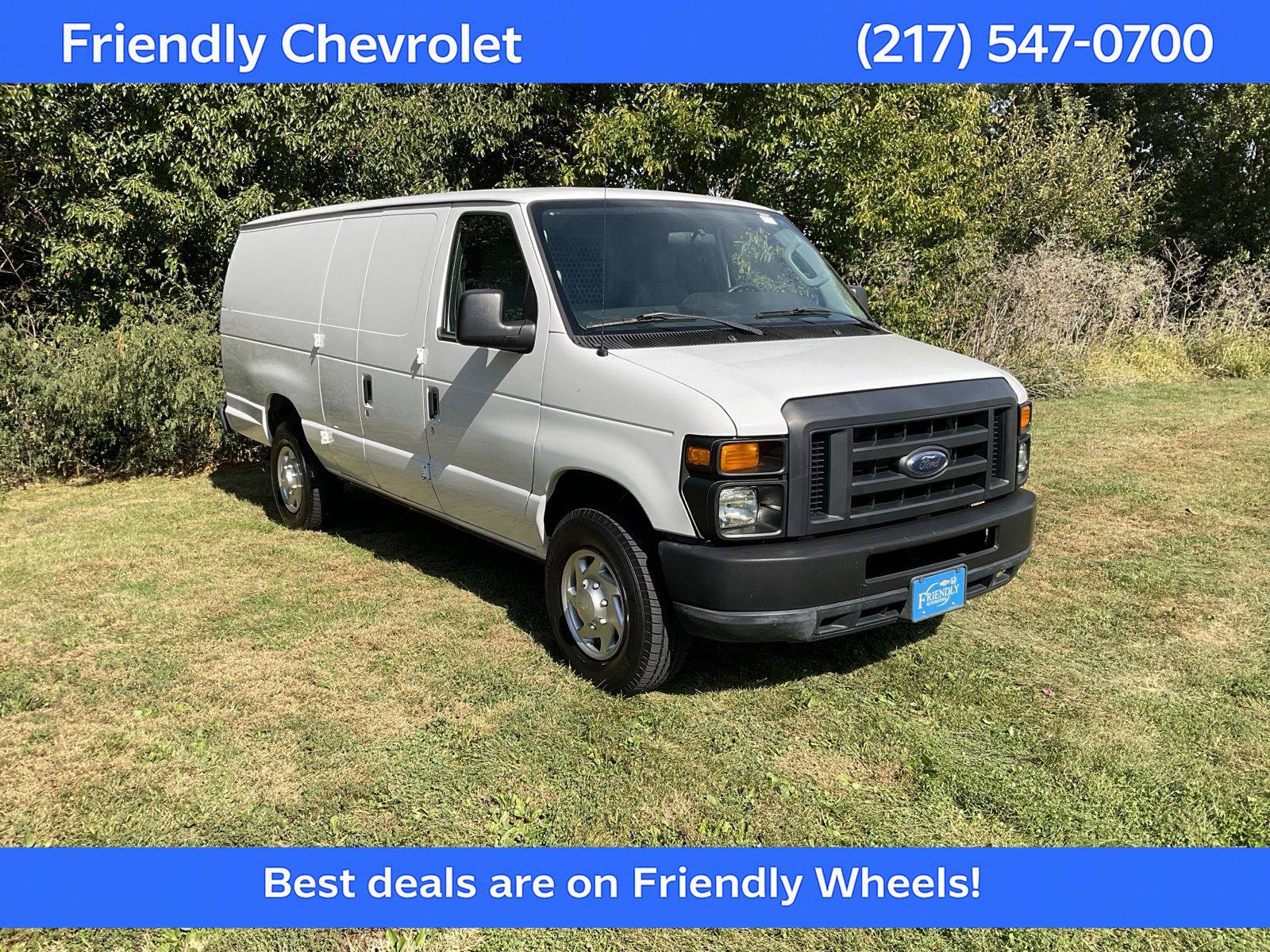 Used 2012 Ford E-350 and Econoline 350 Extended Super Duty w/ Commercial Cargo Van Pkg RWD image 1