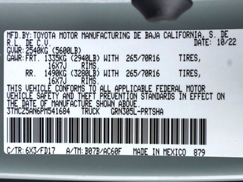 Used 2023 Toyota Tacoma TRD Off-Road w/ Black Out Package (TMS) image 45