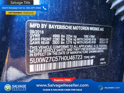 Used 2017 BMW X3 sDrive28i image 17