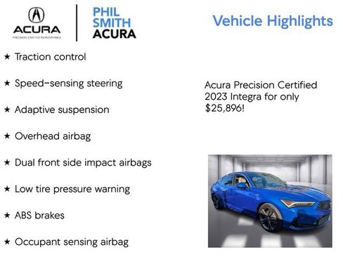 Certified 2023 Acura Integra A-Spec image 13