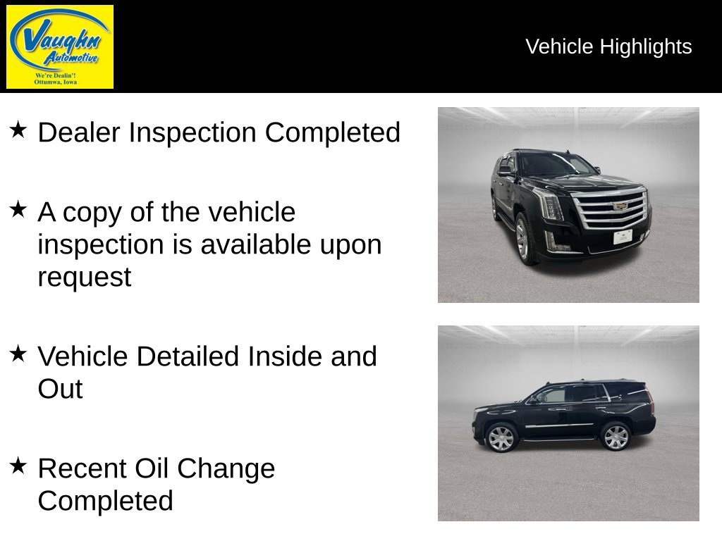 Used 2017 Cadillac Escalade Premium Luxury AWD/4WD image 2