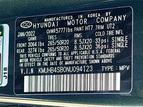 Used 2022 Genesis GV80 2.5T w/ Prestige Package 05 image 36