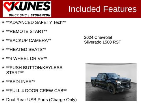 Used 2024 Chevrolet Silverado 1500 RST w/ Max Trailering Package AWD/4WD image 2