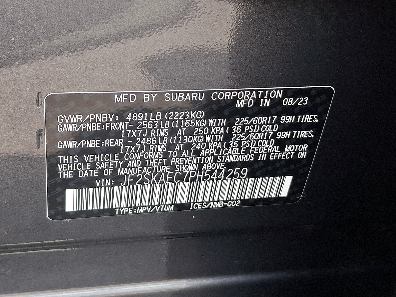 Certified 2023 Subaru Forester Premium AWD/4WD image 27
