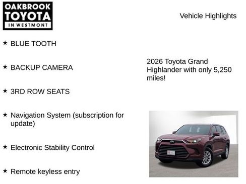Certified 2026 Toyota Grand Highlander XLE image 7