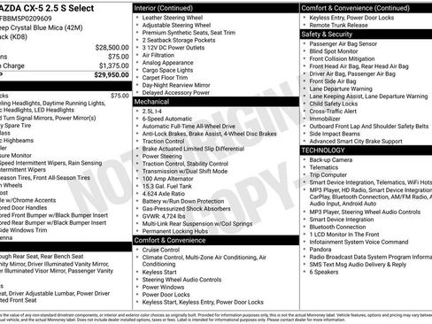 Certified 2023 MAZDA CX-5 AWD 2.5 S w/ Select Package image 17