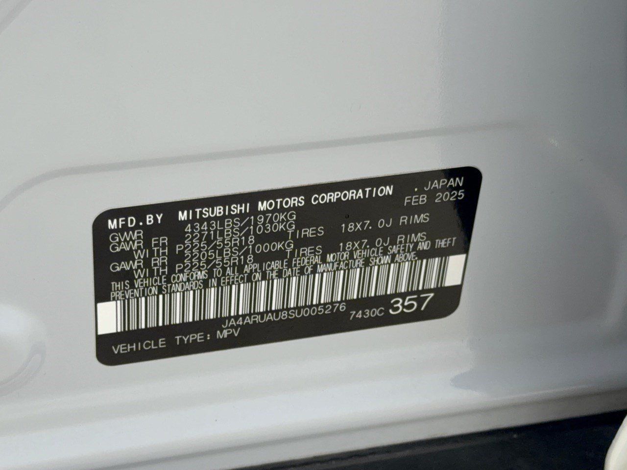 Used 2025 Mitsubishi Outlander Sport LE AWD/4WD image 31