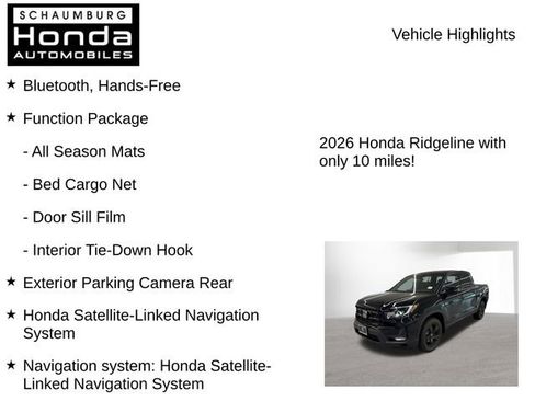 New 2026 Honda Ridgeline Black Edition image 7