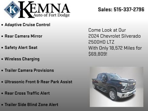 Used 2024 Chevrolet Silverado 2500 LTZ w/ LTZ Premium Package image 18