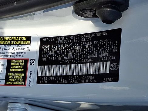 Used 2024 Toyota Camry XSE w/ Navigation Package FWD image 28