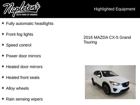 Used 2016 MAZDA CX-5 Grand Touring AWD/4WD image 16