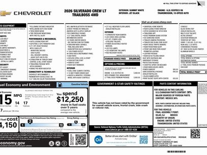 New 2026 Chevrolet Silverado 1500 LT Trail Boss w/ LT Trail Boss Premium Package