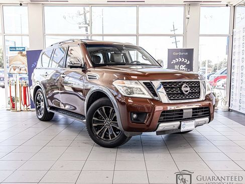 Used 2017 Nissan Armada Platinum w/ Captain Seat Package RWD image 3