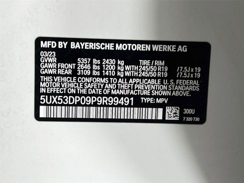 Certified 2023 BMW X3 xDrive30i w/ Premium Package AWD/4WD image 32