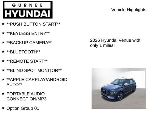 New 2026 Hyundai Venue SEL FWD image 8