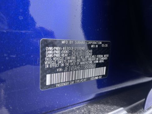 New 2026 Subaru WRX Premium image 12