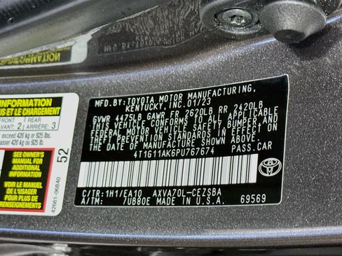 Used 2023 Toyota Camry SE FWD image 39