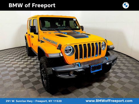 Used 2021 Jeep Wrangler Unlimited Rubicon 4xe w/ Cold Weather Group image 1