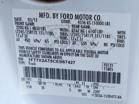 Used 2012 Ford F250 XLT w/ XLT Value Pkg image 47