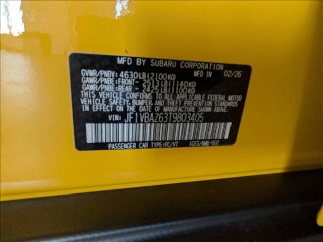 New 2026 Subaru WRX tS AWD/4WD image 20