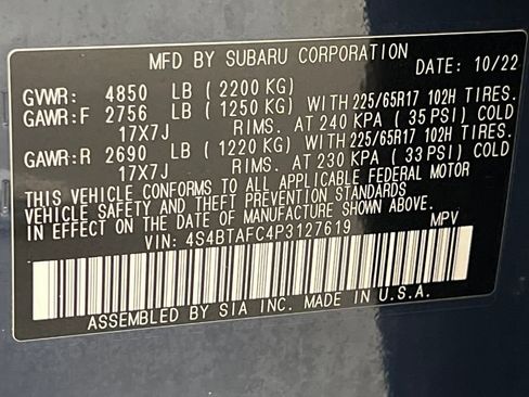 Used 2023 Subaru Outback Premium image 74