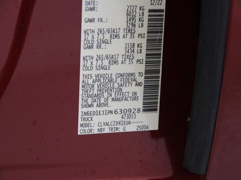 Used 2023 Nissan Frontier SV w/ SV Convenience Package image 21