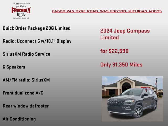 Used 2024 Jeep Compass Limited AWD/4WD image 5