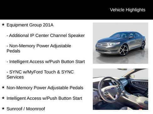 Used 2015 Ford Taurus SEL w/ Equipment Group 201A FWD image 5