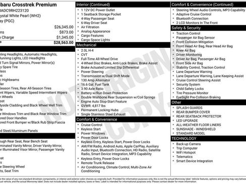 Used 2024 Subaru Crosstrek 2.0i Premium image 41