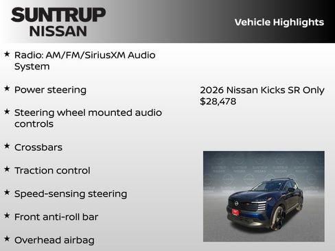 New 2026 Nissan Kicks SR FWD image 8
