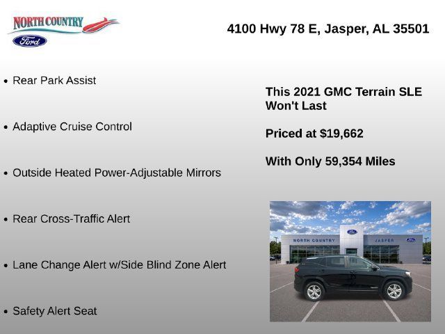 Used 2021 GMC Terrain SLE FWD image 12