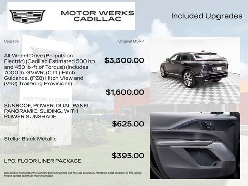 Certified 2024 Cadillac Lyriq Luxury w/ LPO, Floor Liner Package image 9