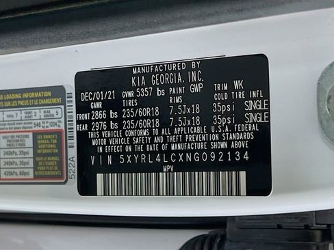 Certified 2022 Kia Sorento S w/ Panoramic Sunroof Package image 34