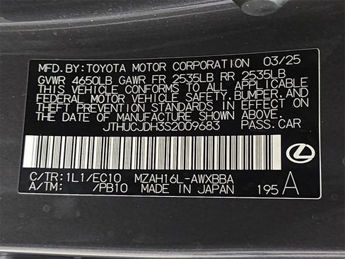 Certified 2025 Lexus UX 300h 300h Premium w/ Accessory Package (Z2) image 39