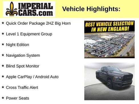 Used 2024 RAM 3500 Big Horn w/ Night Edition AWD/4WD image 3